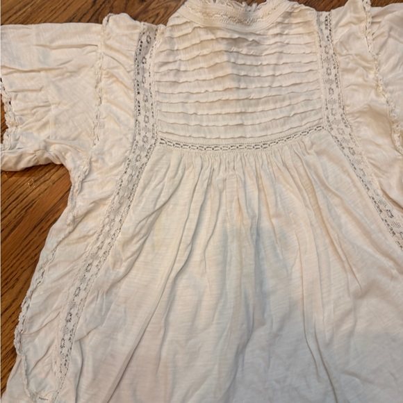 Free People white Short Sleeve Top - Picture 3 of 6